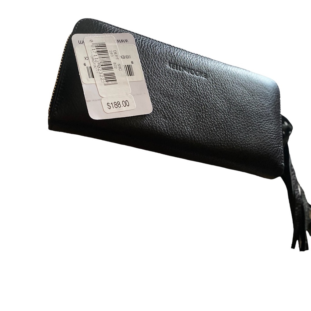 Kelly Tooke wallet black zip up closers w/ tags never used brand new!!!